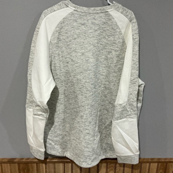 Puma Gray and White Athletic Sweatshirt - Picture 2 of 3